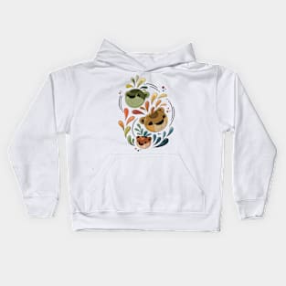 Doodle Bears Illustration Kids Hoodie